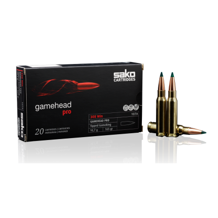Sako gamehead pro 308 165gr tipped gameking